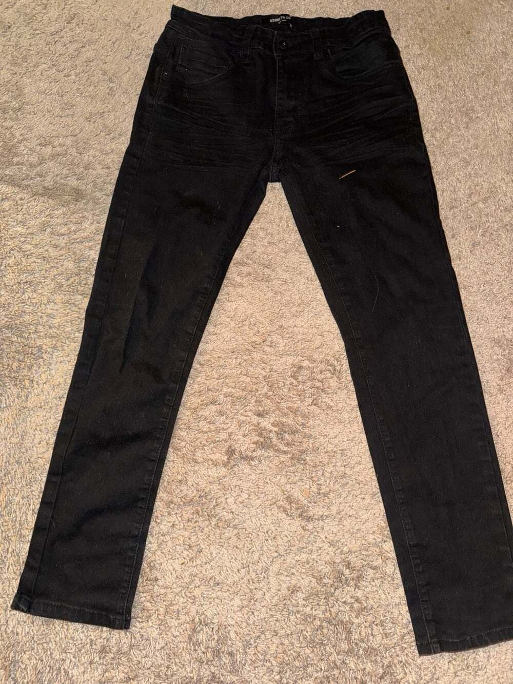 Kenneth Cole New York Black Skinny Jeans 30x30